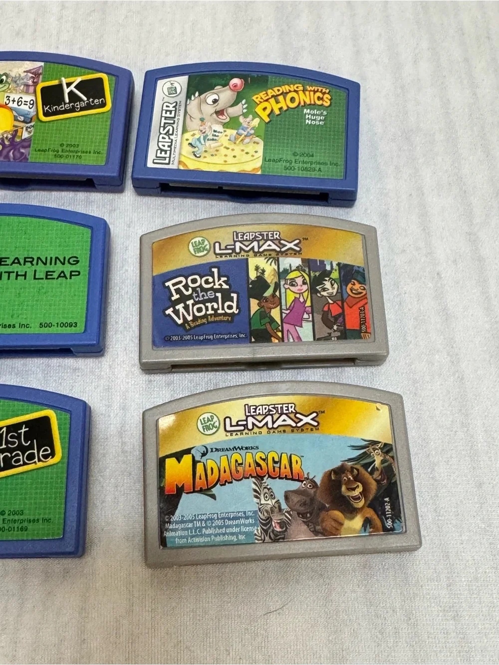Leapster & Leapster L-Max Leapfrog Games Learning Disney Dora Lot of 9 Games
